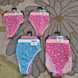 NEW Lot Of 4 Walmart Summer 3 Packs Of Thongs And Bikinis Size XXL, $40 Value